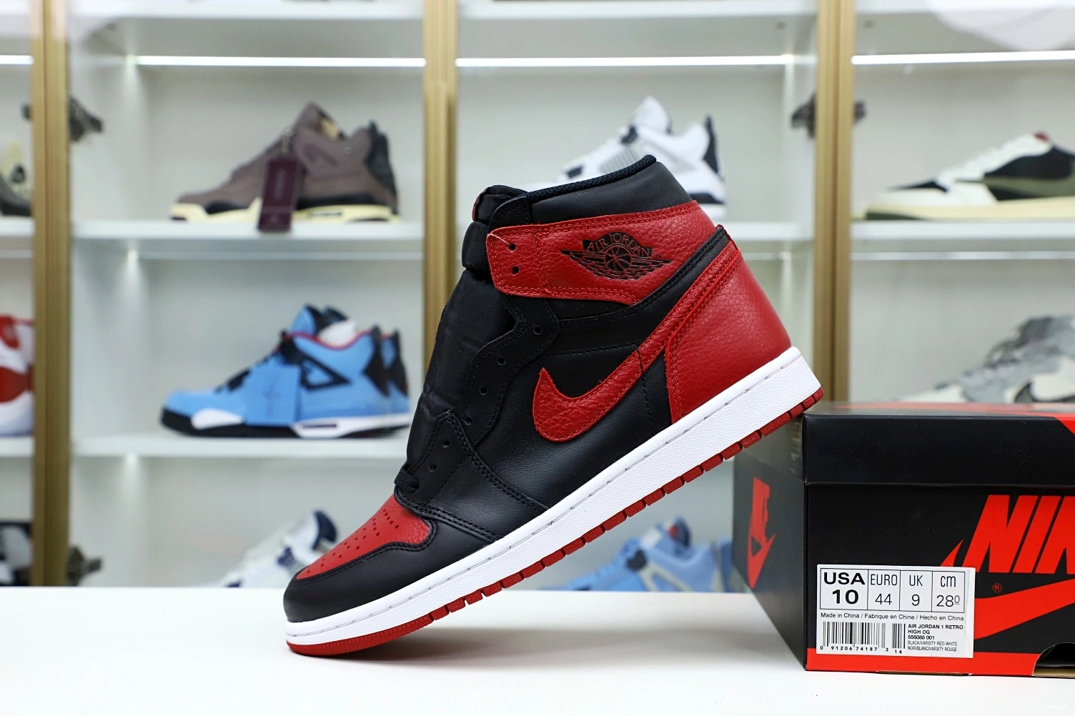 OG RETRO 1 HIGH JORDAN 'BRED' AIR 1001